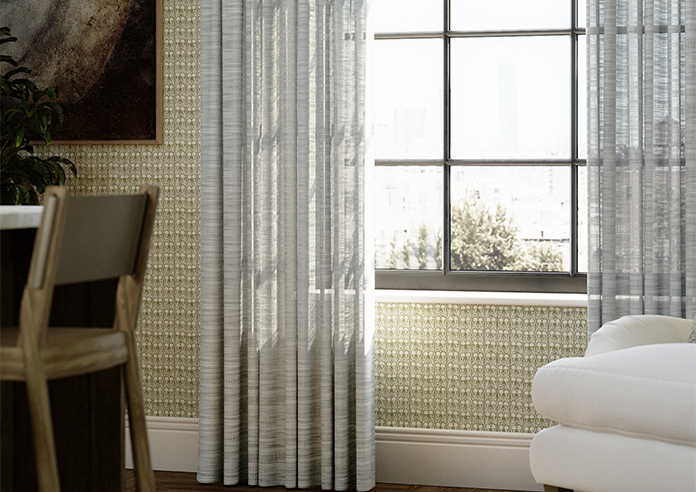 Novara Voile, Grey Skies - Made to Measure Curtains - Image 5
